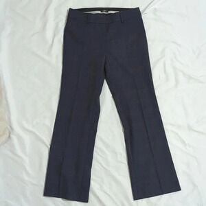 LOFT Petites Julie Trouser, Color Plaid Gray, Size 2P